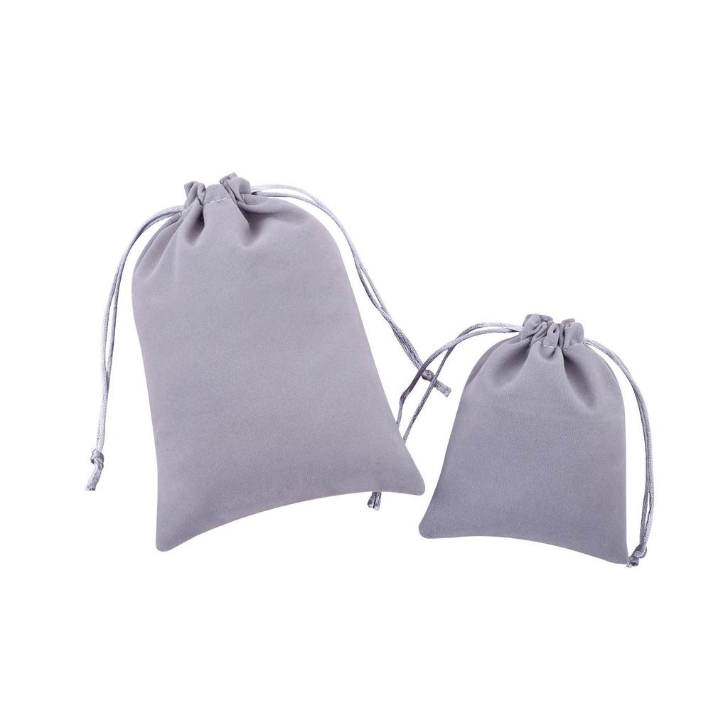 Velvet Drawstring Bag for Jewelry, Earphones, Coins, and Cosmetics Storage