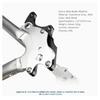 AXI Bike Disc Brake Adapter MTB Frame V Brake Mounting Converter Road Bicycle Rear Wheel Heavy Duty Conversion Accessories