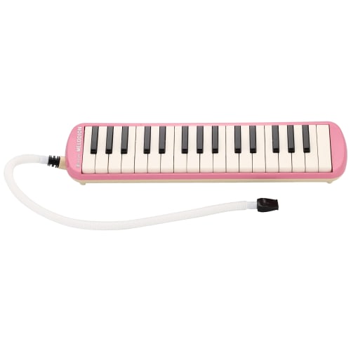 SUZUKI Melodion Alto 32-Key Melodic Harmonica (Fa-32P) Pink, Lightweight Body with Semi-Hard Case for Commuting