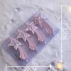 White Glitter Petal Foam Christmas Ball Ornaments for Tree Decorations