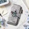 Gothic Double Shark Long Wallet Cool Dark Style Forever Printed Card Holder Fashion Portable Multi Slot Purse for Daily Use