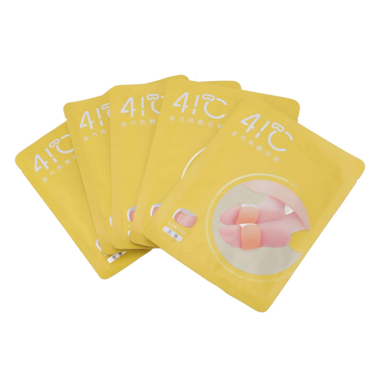 

5PCS Foot Warmer Stickers Non Woven Fabric Foot Warm Heating Patches for Winter Sleeping