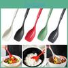 Spoon Cooking Large Spatula Silicone Kit Nonstick Slotted Solid Spoon Set Hanging Hole Design