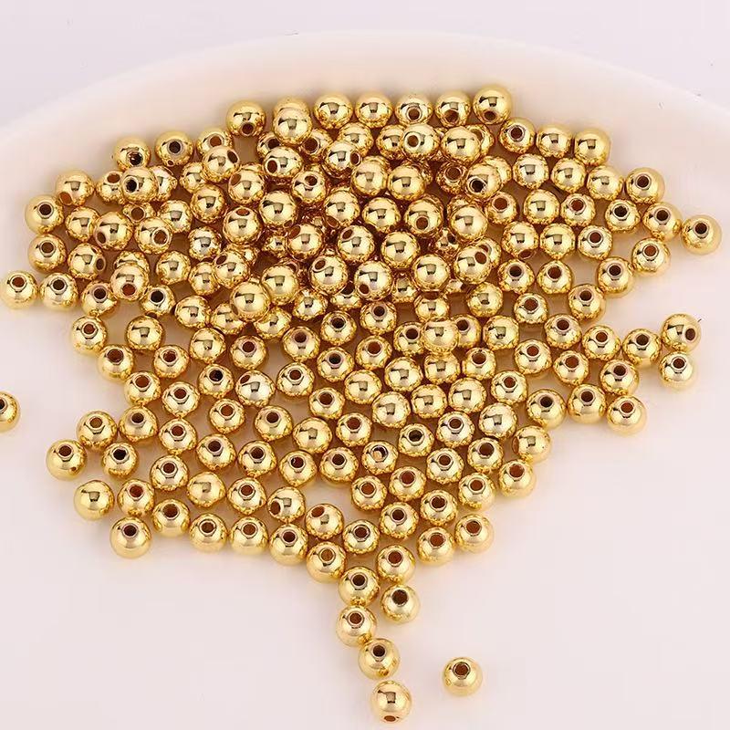 ABS Electroplated CCB Spacer Beads for DIY Jewelry Making