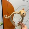 Cute Bear Hairband Plush Headwear Cartoon Headbands Essential for Hairstyles