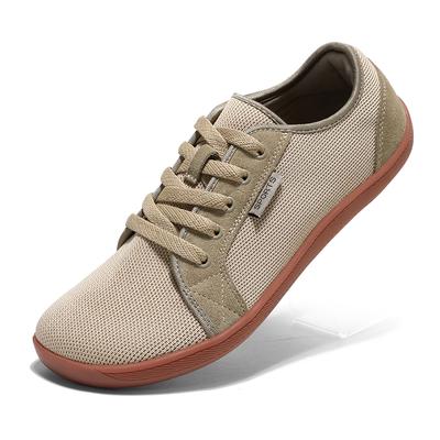 Barfotaskor Herr Wide Toe Box Skor Dam Canvas Barfotaskor | Minimalistiska sneakers med bred bredd | Minimalistiska skor