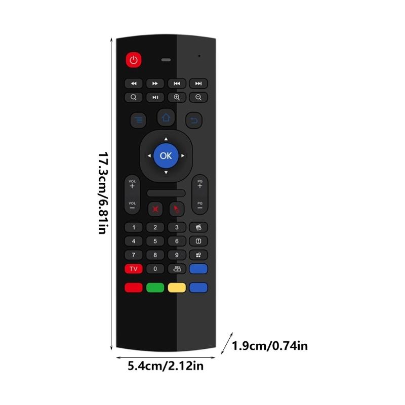 Double Mode 2.4G Air Mouses Wireless Keyboards With IR Learning And Voice Input For Tv Boxes Window Computer Mini Host
