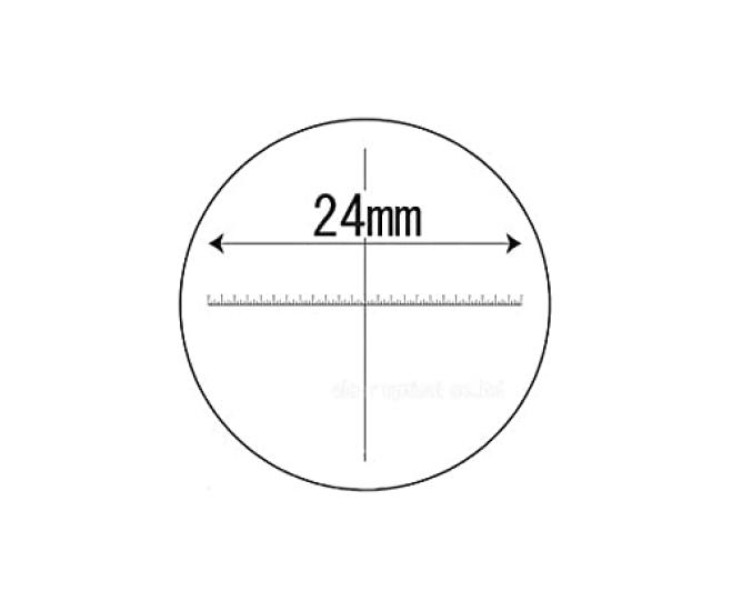 Clear Optics 30mm 10x Magnifying Glass with 0.1mm Graduations, P-1030