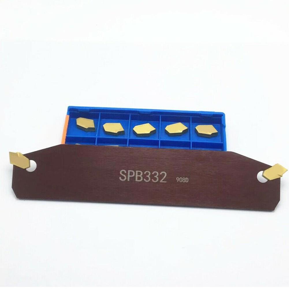 

Режущая пластина SP300 с держателем отрезного инструмента SPB332 SPB32-3 Groove, стержни режущего инструмента