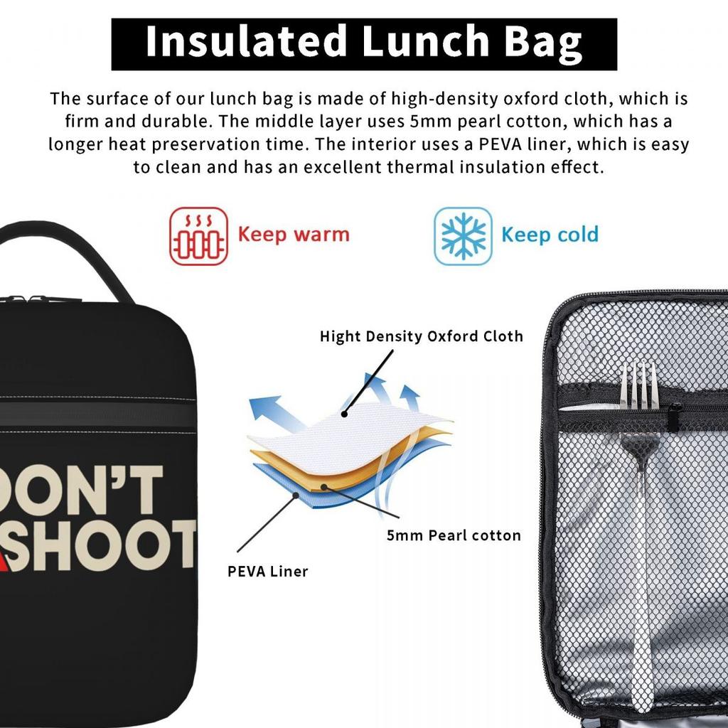 Lunch Boxes Dont Shoot Arc Raiders Accessories Lunch Container New Thermal Cooler Bento Box For Office