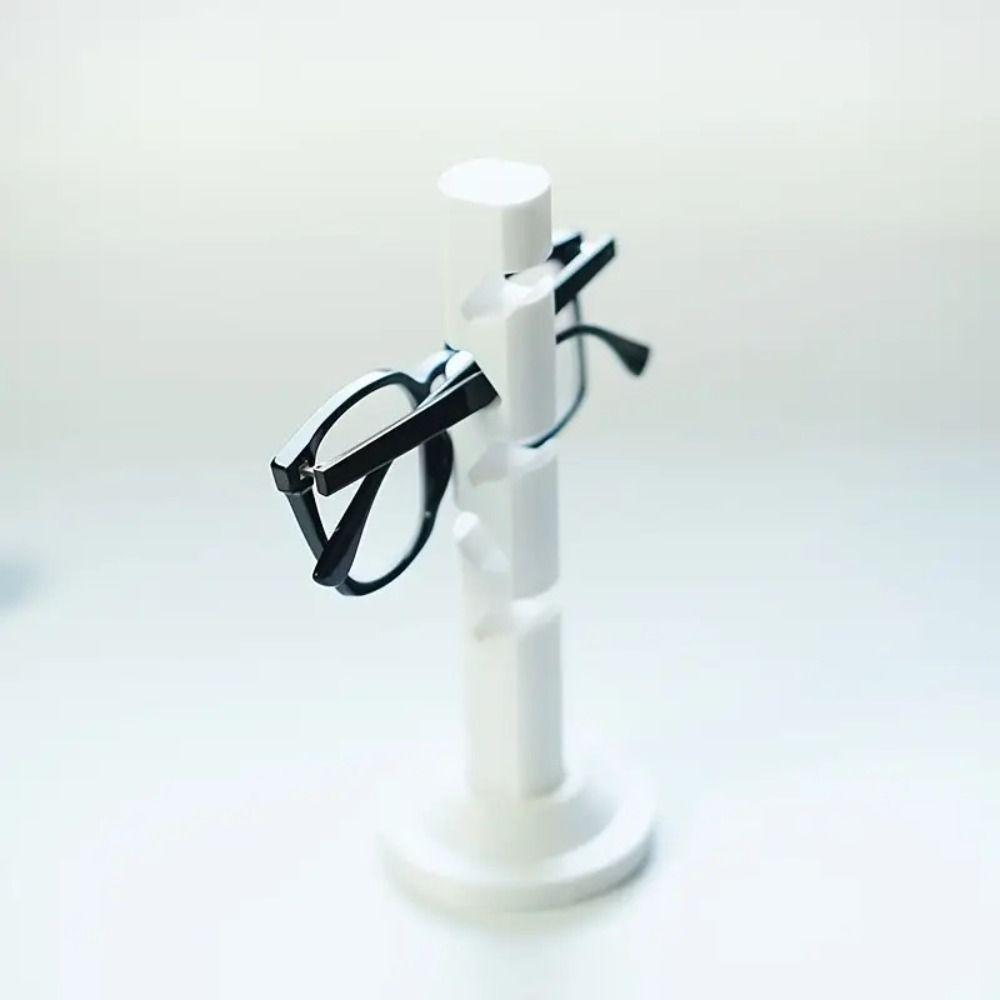 3D-Druck Brillenaufbewahrungshalter Kreatives Abnehmbares Sonnenbrillengestell Einfach zu Installieren Platzsparendes Schreibtisch-Brillenhalter