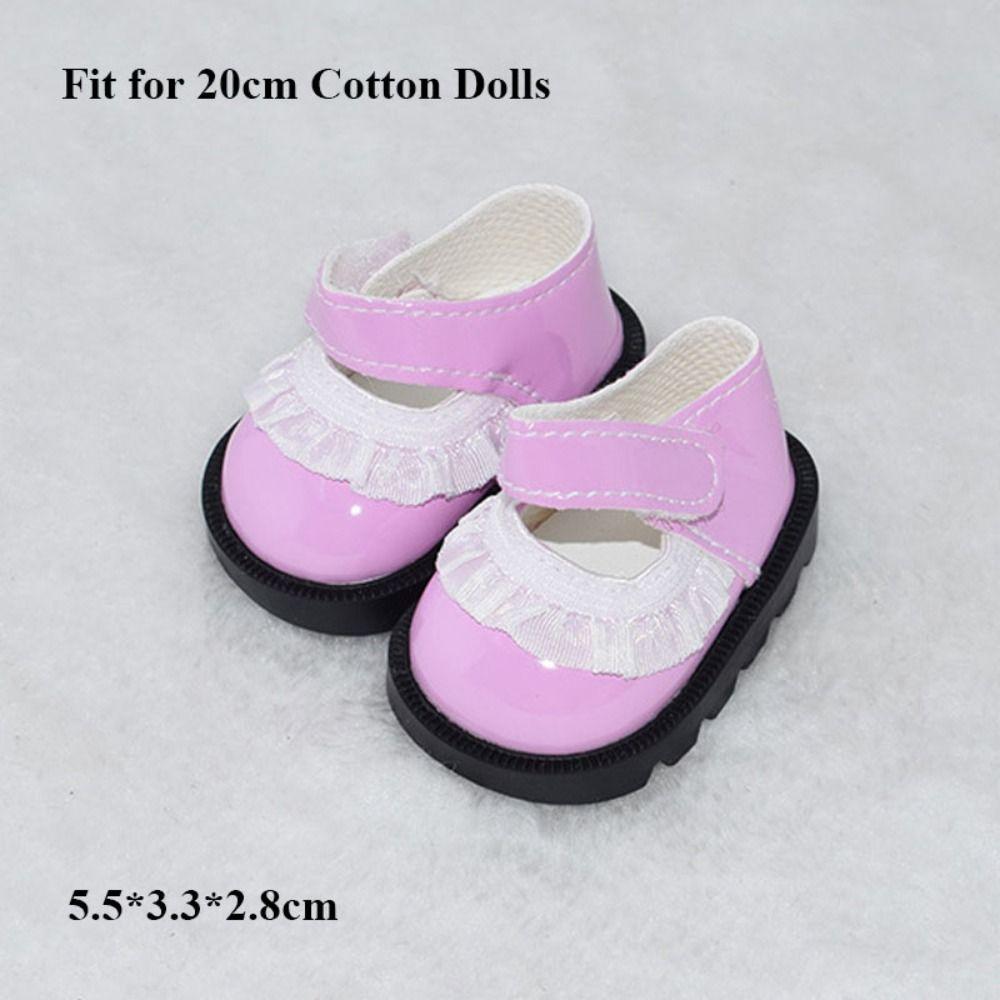 10cm/20cm Baumwollpuppe Lederschuhe Kleidung Zubehör Puppen Freizeitkleidung Schuhe Mode Lederstiefel DIY Puppengeschenk Spielzeug