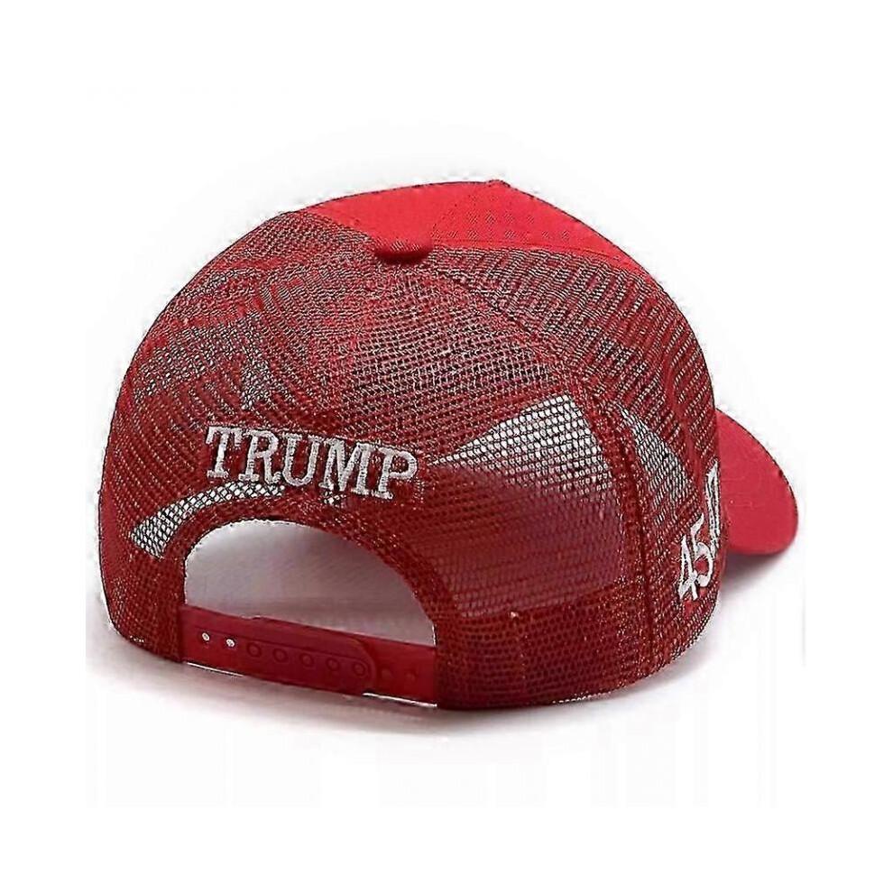 Trump 2024 Maga Red Hat 45-47 Baseball Cap Make America Great Again with USA Flag