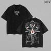 Death Note Ryuk Light Yagami Vintage Spłowiony T-shirt Anime Manga Graficzny Koszulka Prezent