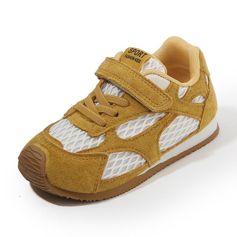 Children's Forrest Gump shoes 2025 spring and autumn new boys' sports shoes mesh girls' casual shoes soft-soled baby German training shoes