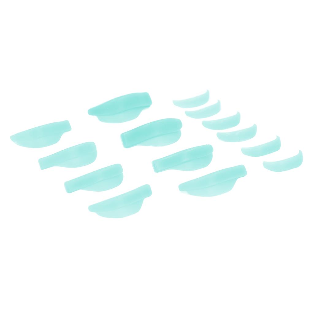 7 Paar Wimpernwelle aus Silikon, verschiedene Größen, wiederverwendbare Wimpernlifting-Pads für Schönheitssalons