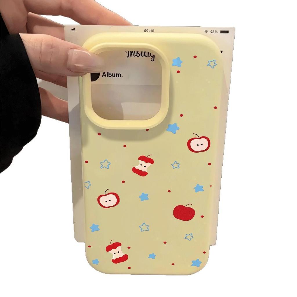 Creative Glutinous Rice Star Shell Case for 17 Pro Max, 16, 15 Pro, 14 Plus, 13