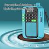 Mini Pocket FM Radio High Sensitivity Digital Radios Receiver Wireless Bluetooth-compatible Speaker with LED Display