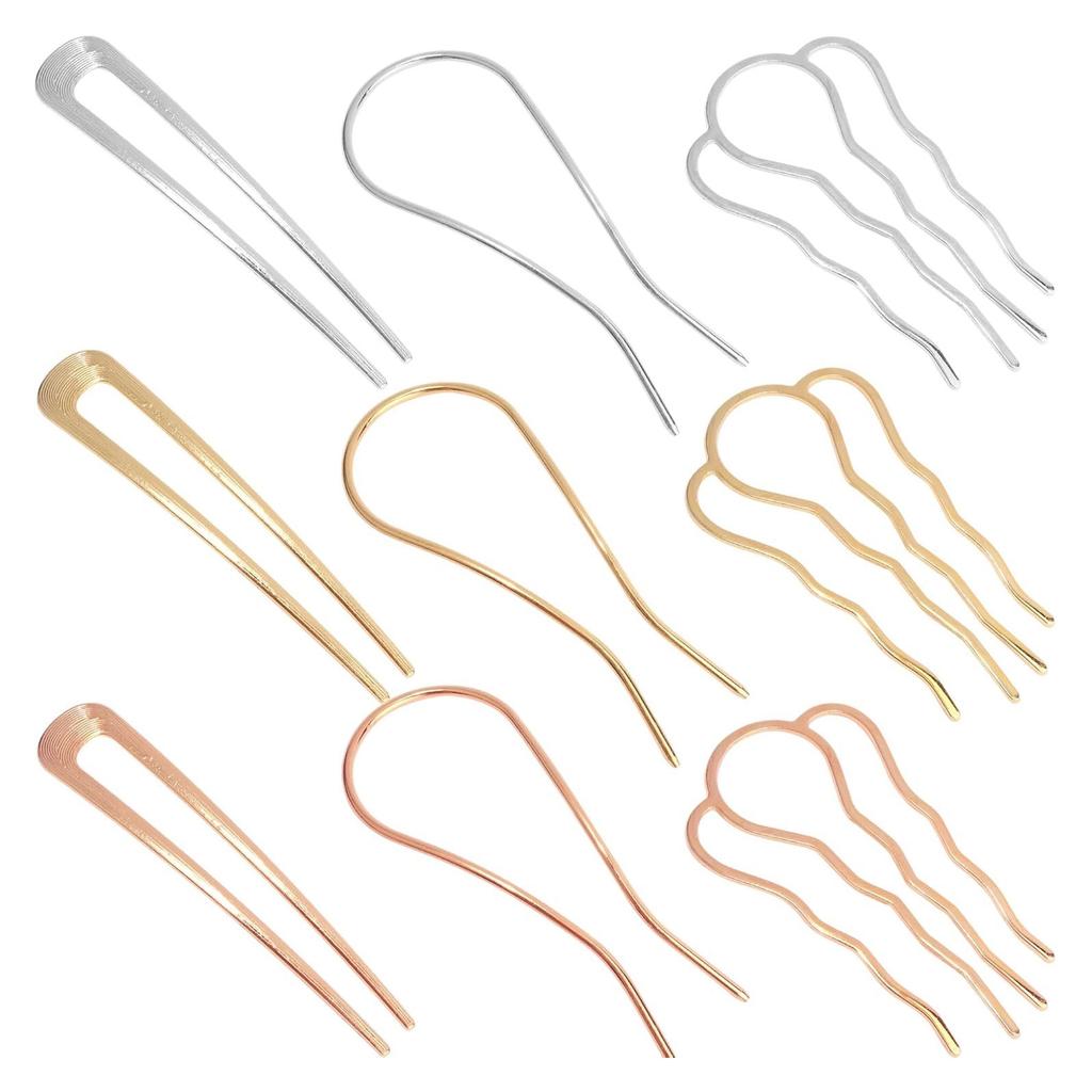 Unique Shape French Metal Hair Clip Bun Hair Accessories for Women’s Vintage Hairstyles And Daily Fashion Needs