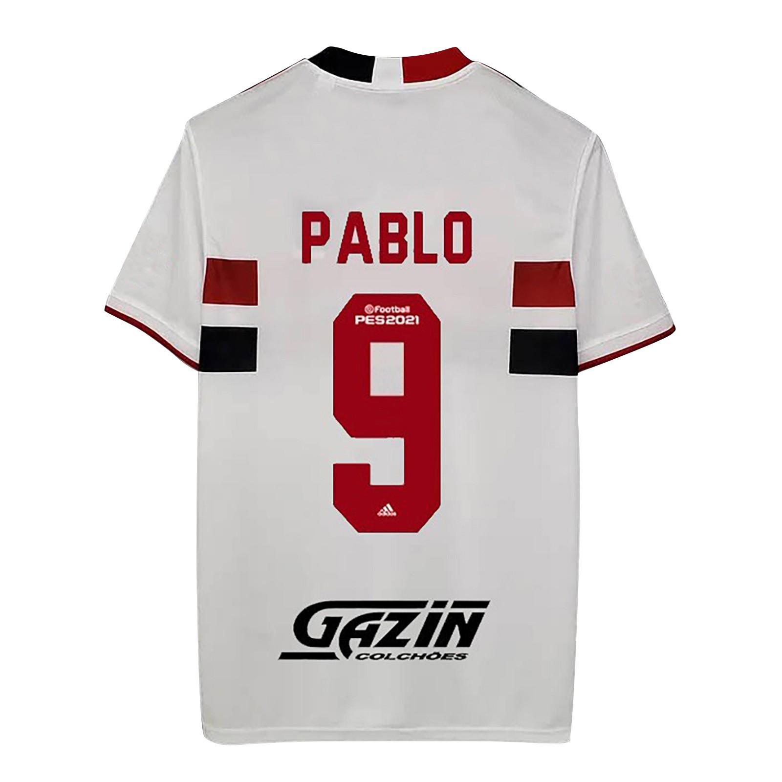 

Мужские футбольные футболки футбольного клуба Сан-Паулу, футбольные майки, униформа, топы XXL чёрный