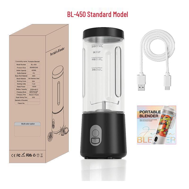 600ML Powerful Automatic Juicer & Ice Crusher with Pulse and Self-Cleaning Function BL-450