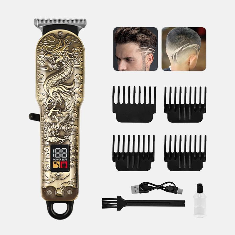 

Professional USB Electric Razor Hair Cutting Machine for Men, Bald Headed Trimming