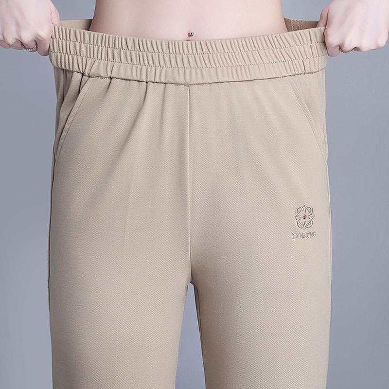 Summer Straight Pants for Women Clothes Plus Size Casual High Waist Woman Trousers