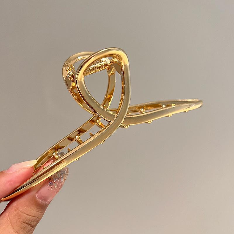 Korea Fashion New Hair Claw Clips Solid Transparent Geometry Resin Shark Clip Hairpin Hair Accessories For Women Headwear