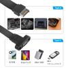 SinLoon USB 3.1 Type C Extension Cable 10Gbps Type E 20Pin Male to USB C Female Panel Mount Adapter 30cm