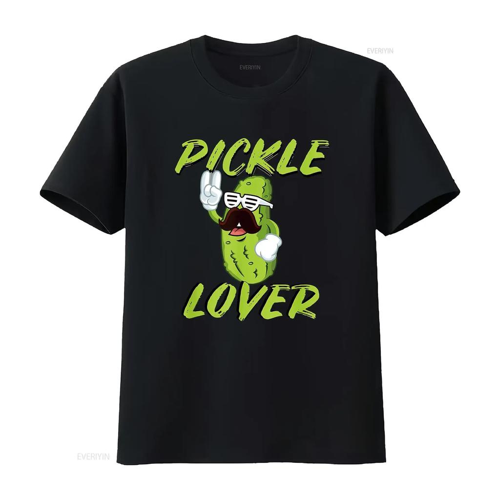 Funny Pickle Lover Cute Womens Humor T Shirt Black Vintage Washed Stylish Designer Clothes Graphic Casual Slightly Breathable