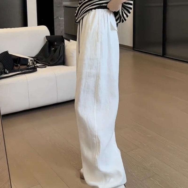 Summer & Autumn Wide-Leg Carrot Pants for Women Casual Slim-Fit Plus Size Lantern-Leg Long Trousers