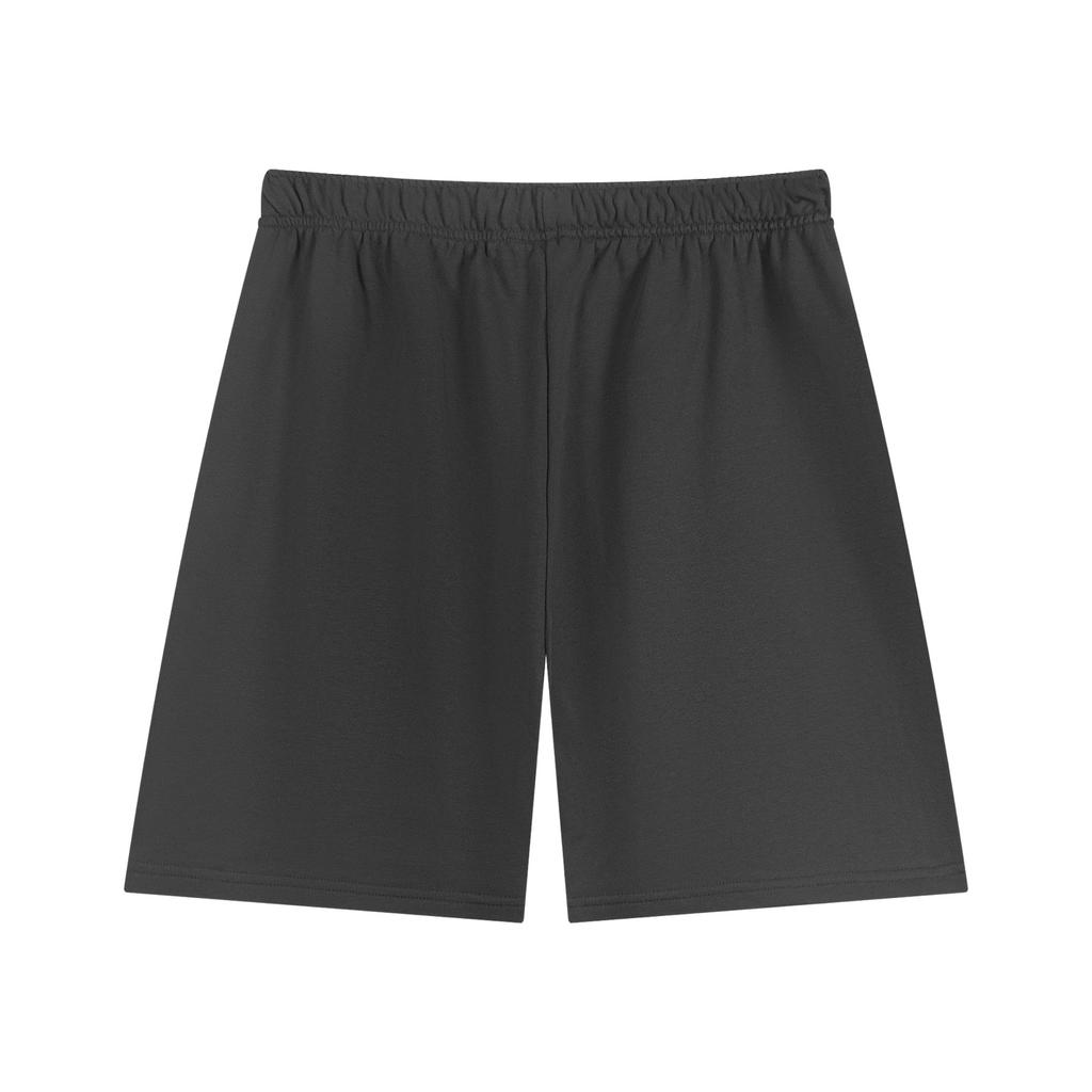 NH01 Herren Sportshorts, Elastischer Bund, Lässige Fitnessshorts, Schwarze Baumwolle Trainings- & Streetwear-Hose