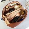 Large Capacity Travel Cosmetic Bag, Waterproof Cosmetic Storage Bag, with Partition, Handle, Flat Opening, Suitable for Travel
