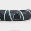 Collapsible Cat Tunnel Spring Tube 2 Holes S Shape Tunnels Toy Relieve Boredom for Indoor Kitten Rabbits Puppies