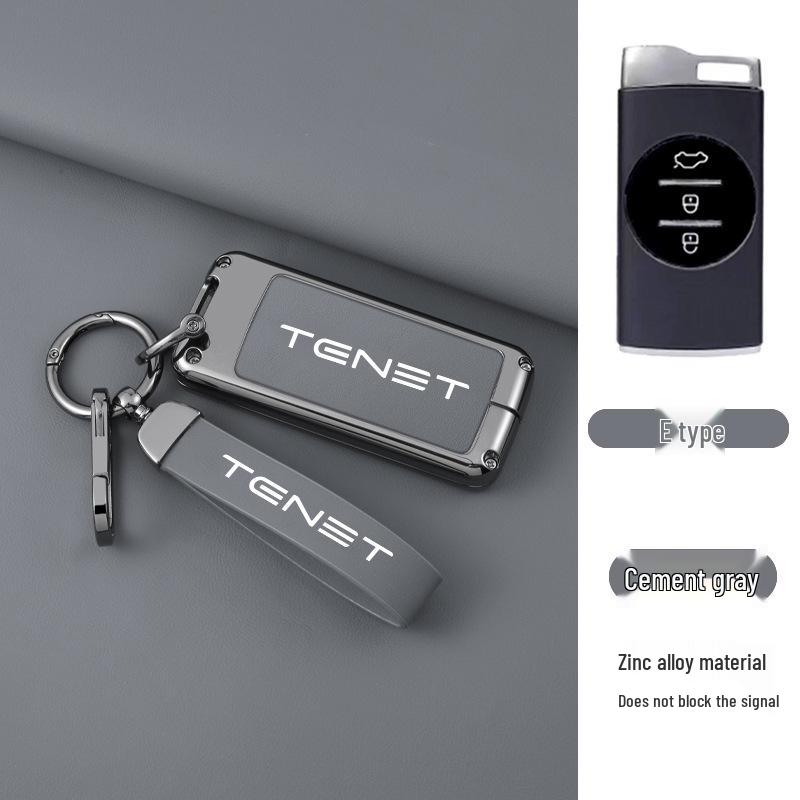 Tenet Tianneng T4/T7/T8/T9 Car Key Metal Protective Case with Hanging Buckle