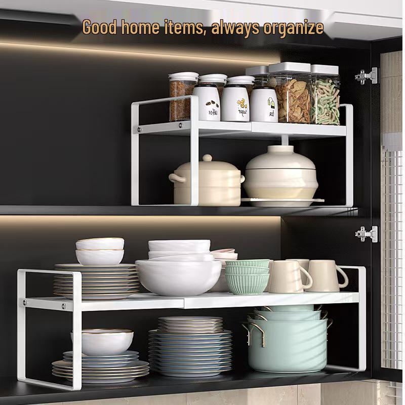Geri çekilebilir Mutfak Depolama Rafı: Tezgah ve Baharat Kavanozları için Çok Fonksiyonlu Katmanlı Düzenleyici