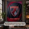 Wall Tapestry Bournemouth Football Print Custom Name Text Wall Hanging Home Decor
