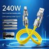 4-in-1 Fast Charging Cable for Apple, Type-C, Huawei, OPPO, Xiaomi, Honor Phones & Car Chargers