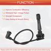 UXCELL 4pcs Car Spark Plug Coil Wires Ignition Coil Harness Cable 7mm Fit for Honda CR-V 1997-2001 L4 2.0L