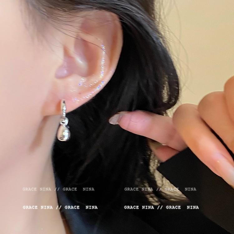 2024 Elegant Pearl Pendant Earrings - Convertible Design, High-End Versatile Style for Women