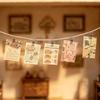 1:12 Dollhouse Mini Wall Decoration Card Holder Nordic Retro Ins Style Ornament for Scene Display Micro Landscape DIY