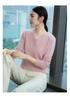 Women's Cashmere V-Neck Long Sleeve Loose Fit Pullover Sweater