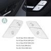 Car Window Glass Lifting Button Cover Sticker Trim For Mercedes Benz A B R GL ML Class W169 W245 W164 X164 W251