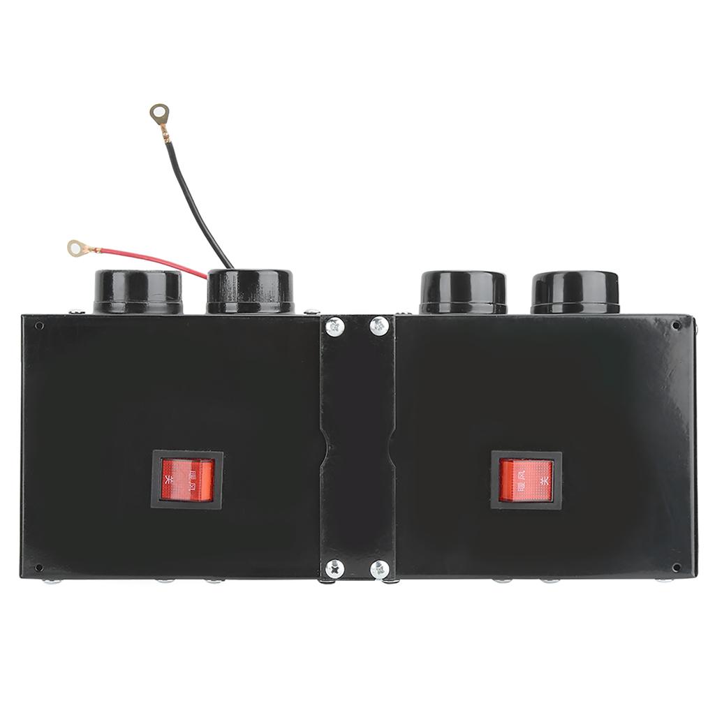 500W 4 Holes Car Vehicle Heater Defroster for Heating Air Purification Defrosting12V