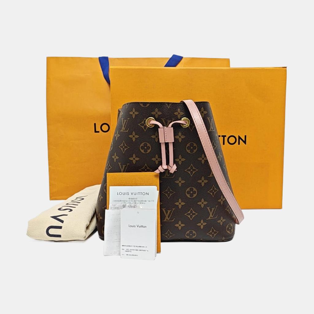 [Pre-Owned] Noe Monogram Coated Canvas And Leather Bucket Bag - Fair #DNYWLR