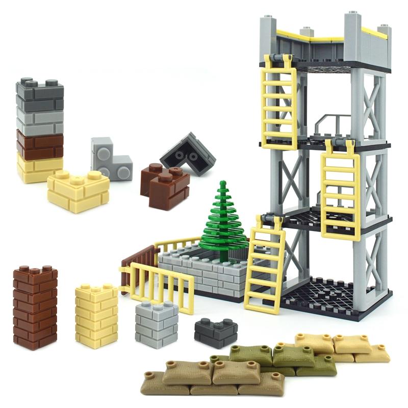 DIY Building Blocks Wall Figures Thicks Bricks 1+2 1x2 1x3 1x4  L Dots Educational Creative Toys 98283 15533 6020 For Children