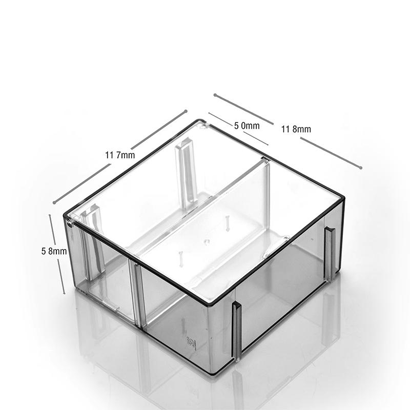 1 Satz Doppelschichtige Kleinmaßstab Auto Modell Displaybox Transparent Staubdicht Aufbewahrungsbox Große Kapazität Desktop Organizer Box