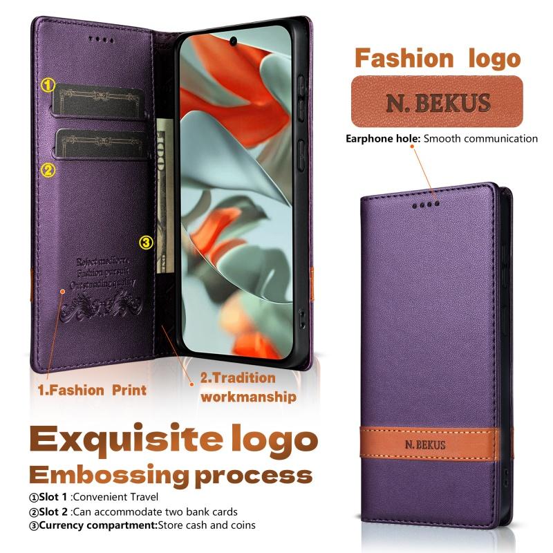 Business Magnetic Flip Leather Phone Case for XiaoMi RedMi Note 15 Pro Plus 14 13 12 15C 14C 13C RFID Cards Wallet Cover Funda