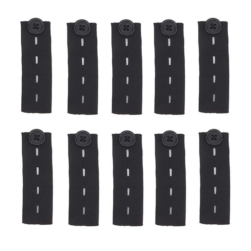 5/10PCSFatty Maternity Waistband Elastic Extender Pants Belt Extension Buckle Button Pregnancy Adjustable Waist extension buckle
