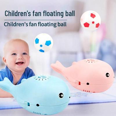 Mini Ocean Baby Whale Toy: Electric Fan & Floating Ball for Kids' Learning